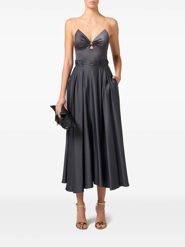 ELISABETTA FRANCHI: Tops und Tank Tops online - Top - Dunkelgrau