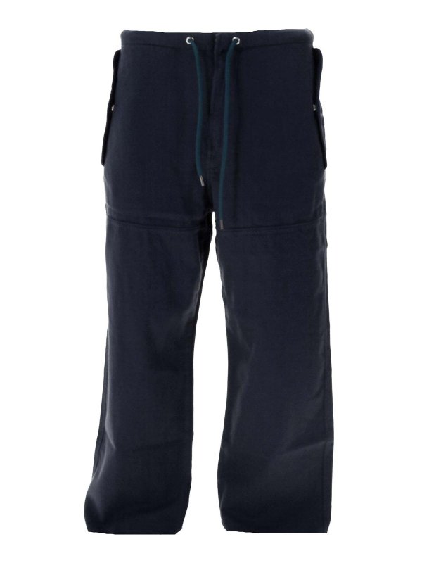 PAUL SMITH: Pantalones casual - Pantalón Casual - Azul Oscuro