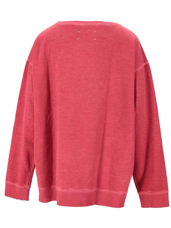 The Best Shops Maison Margiela: Sweatshirts & Pulls - Sweat-Shirts - Rouge