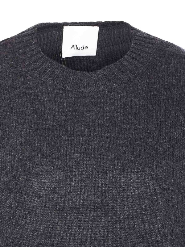 Dark Grey Sweater shop online: ALLUDE