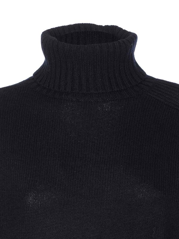 Suéter Cuello Redondo - Negro shop online: ALLUDE