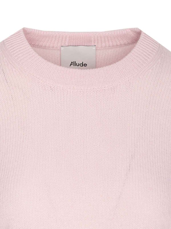Pull Col Rond - Rose shop online: ALLUDE