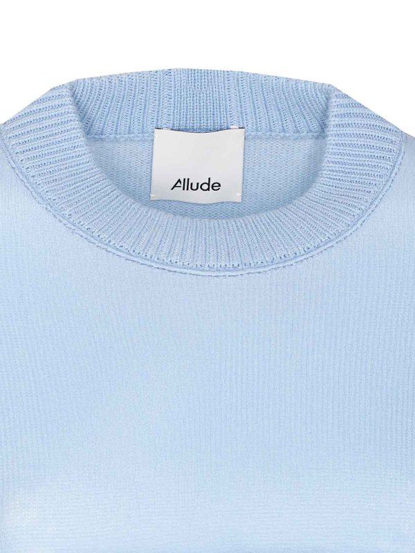 Suéter Cuello Redondo - Azul shop online: ALLUDE