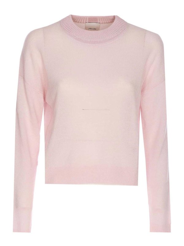 ALLUDE: Suéteres con cuello pico - Suéter Cuello Redondo