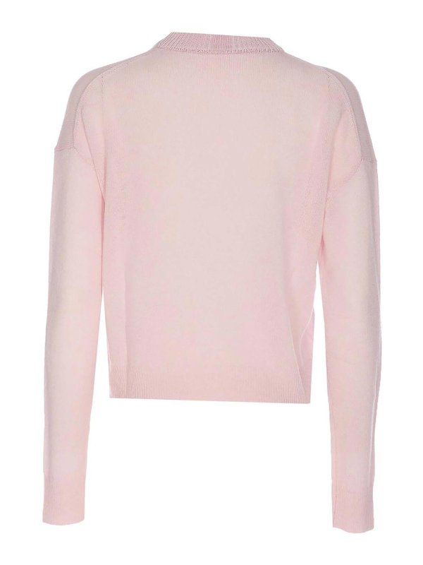 ALLUDE: Suéteres con cuello pico online - Suéter Cuello Redondo