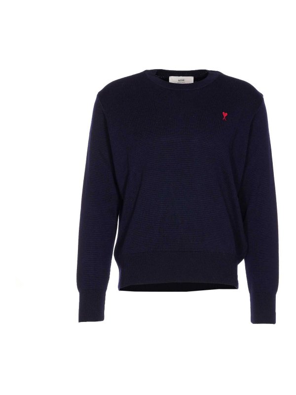 AMI PARIS: crew necks - Ami De Coeur Sweater