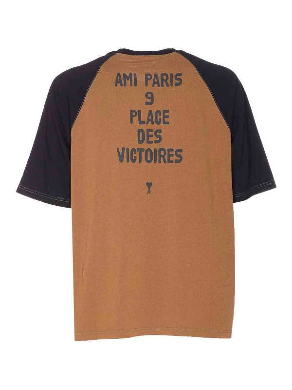 AMI PARIS: t-shirt online - T-shirt del logo Ami Paris