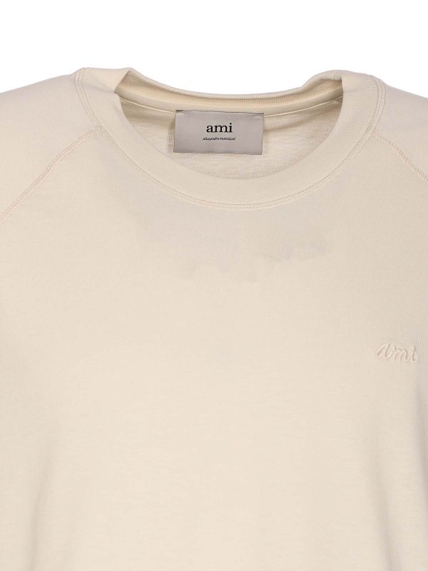 T-Shirt - Weiß shop online: AMI PARIS