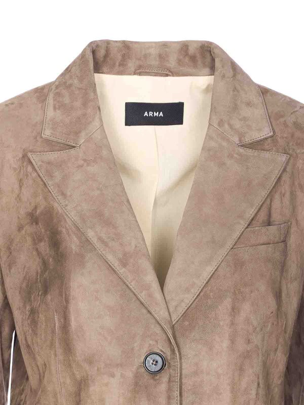 Lederjacke - Beige shop online: ARMA