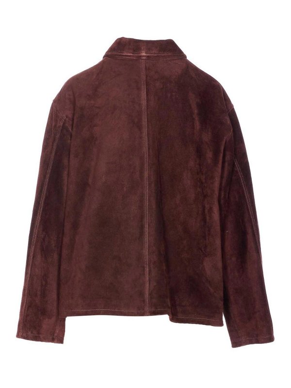 ARMA: leather jacket online - Rosia Suede Jacket