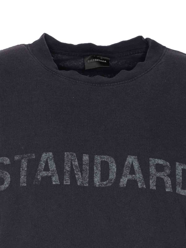 Black Standard T-Shirt shop online: BALENCIAGA