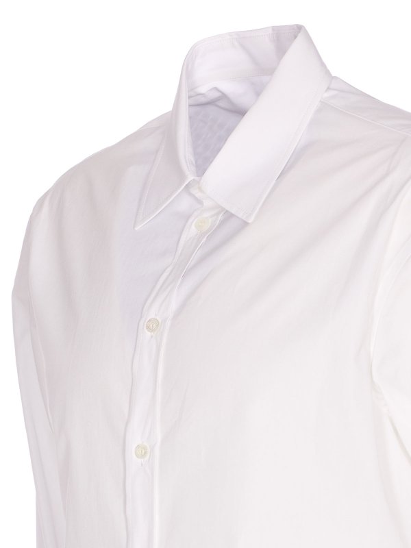 The Best Shops BALENCIAGA: shirts - White Standard Shirt Frontal Buttons Closure