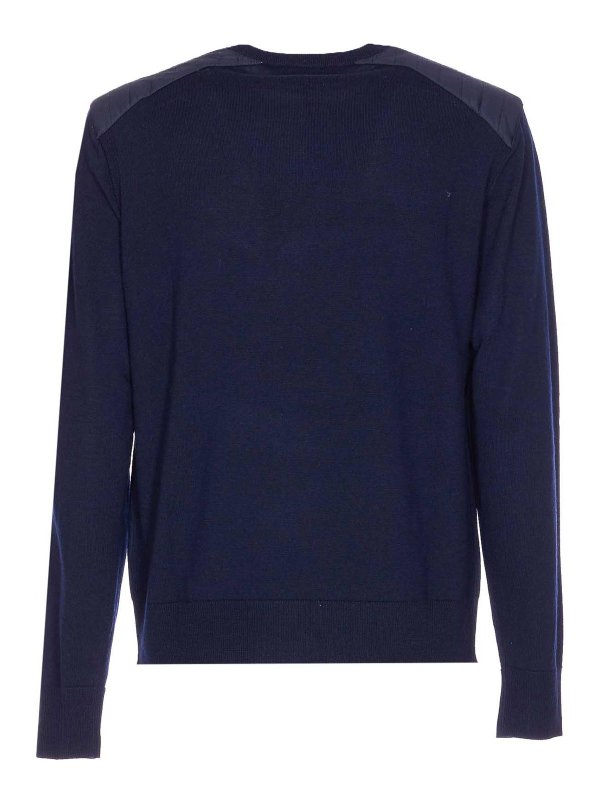 BELSTAFF: Strickpullover mit Rundhalsausschnitt online - Rundhalspullover - Blau