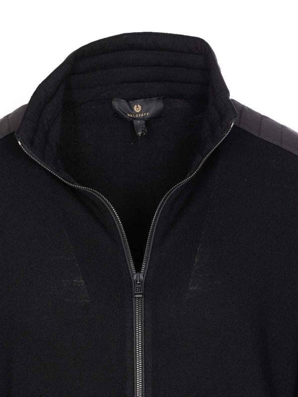 Black Kelby Zip Cardigan shop online: BELSTAFF