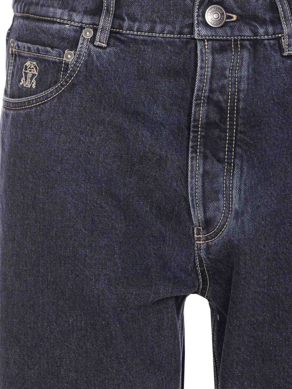 Bootcut Jeans - Blau shop online: BRUNELLO CUCINELLI