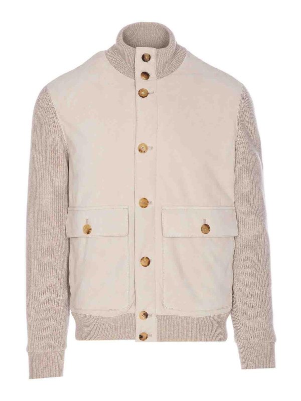 BRUNELLO CUCINELLI: Chaquetas casual - Chaqueta Casual - Blanco