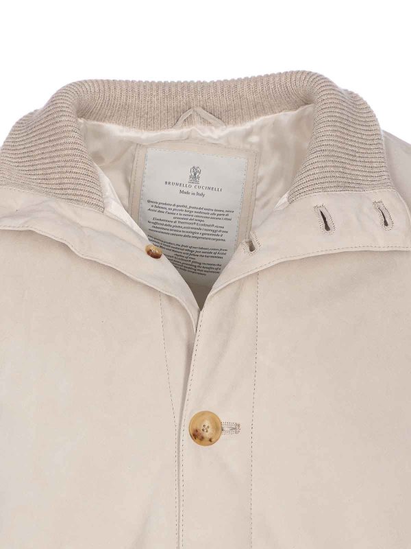 Chaqueta Casual - Blanco shop online: BRUNELLO CUCINELLI