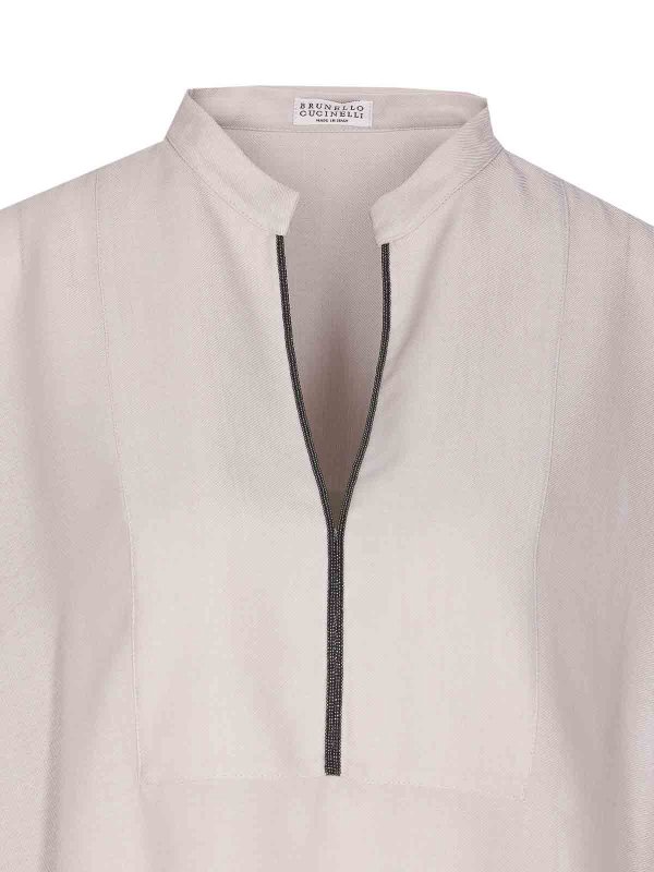 Chemise - Gris shop online: BRUNELLO CUCINELLI