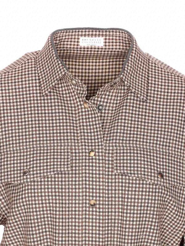 Camisa - Beis shop online: BRUNELLO CUCINELLI