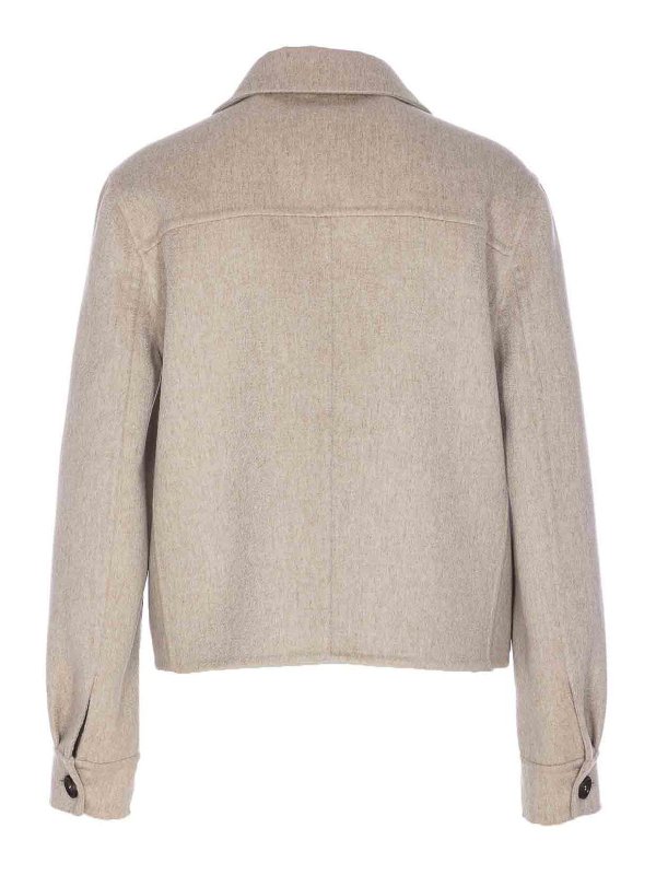 BRUNELLO CUCINELLI: ショートコート online - ショートコート - グレー