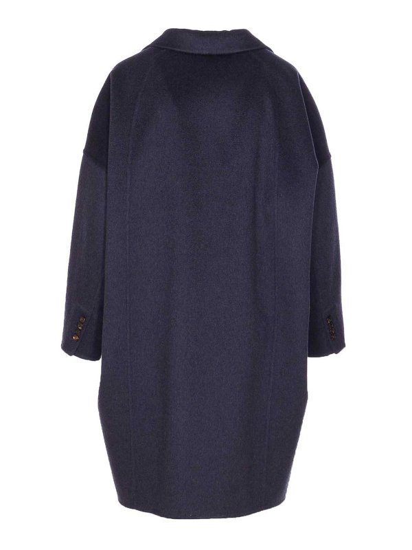 BRUNELLO CUCINELLI: short coats online - Blue Coat
