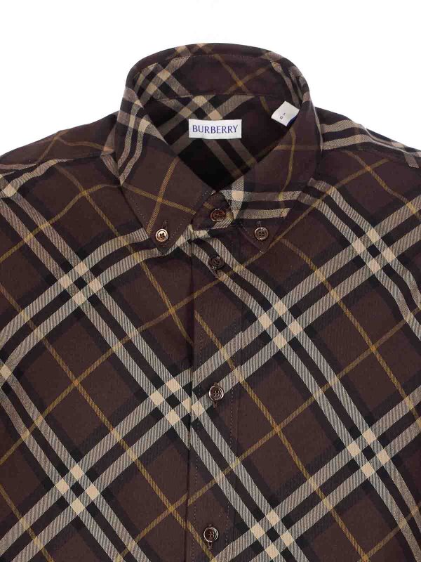 シャツ - ブラウン shop online: BURBERRY