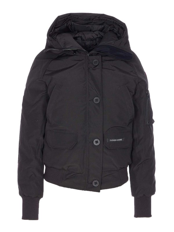 Canada Goose: bombers - Black Chillwack Bomber Zip