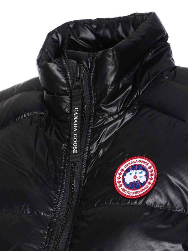 The Best Shops Canada Goose: vests - Black Cypress Vest Zip Closure
