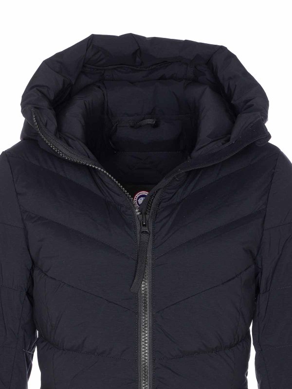 Black Clair Down Jacket Frontal Zip Closure shop online: Canada Goose