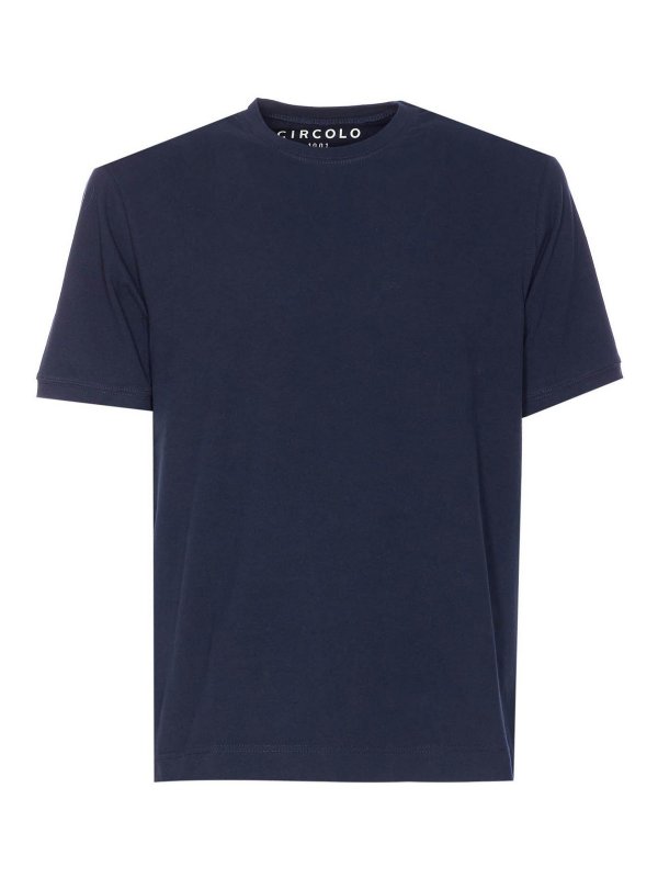 CIRCOLO 1901: t-shirts - Blue T-Shirt
