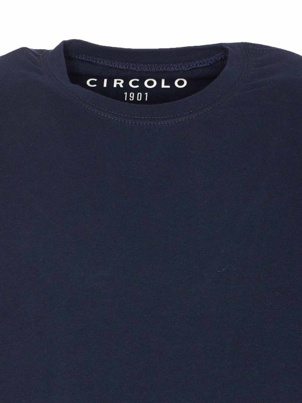 Blue T-Shirt shop online: CIRCOLO 1901
