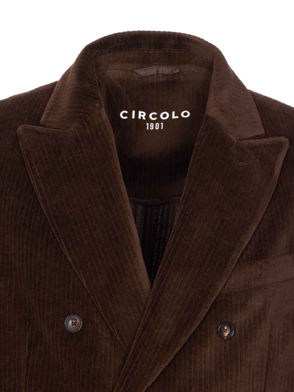 Blouson En Cuir - Marron shop online: CIRCOLO 1901