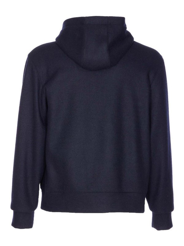 CIRCOLO 1901: Sweatshirts & Sweaters online - Blue Zipped Sweatshirt Zip Closure