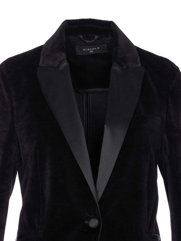 Black Velvet Jacket shop online: CIRCOLO 1901