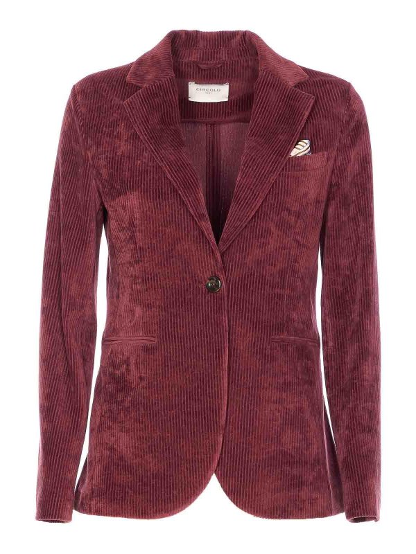 CIRCOLO 1901: Vestes casuals - Veste Casual - Rouge