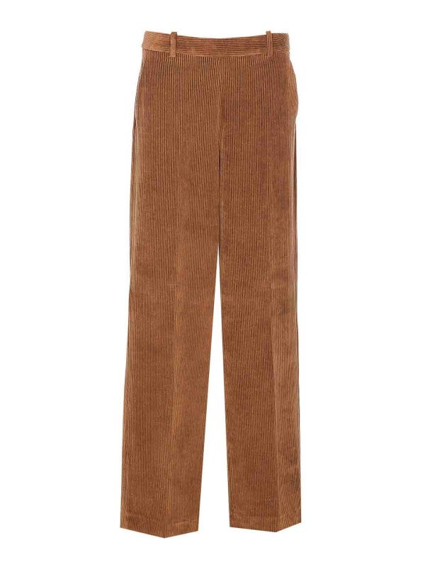 CIRCOLO 1901: Pantalons casual - Pantalons Décontractés - Marron