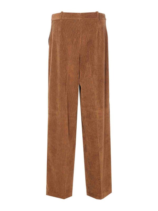 CIRCOLO 1901: Pantalons casual online - Pantalons Décontractés - Marron