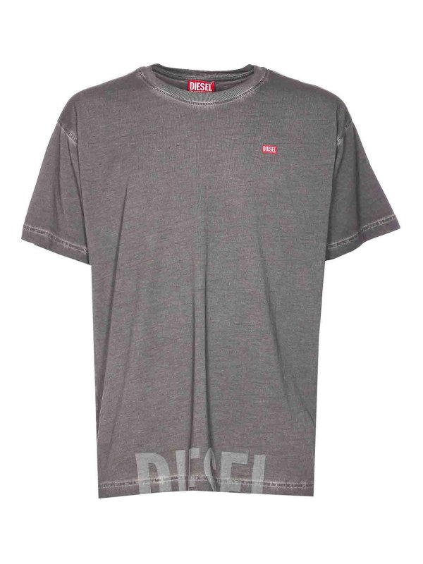 DIESEL: Camisetas - Camiseta - Gris