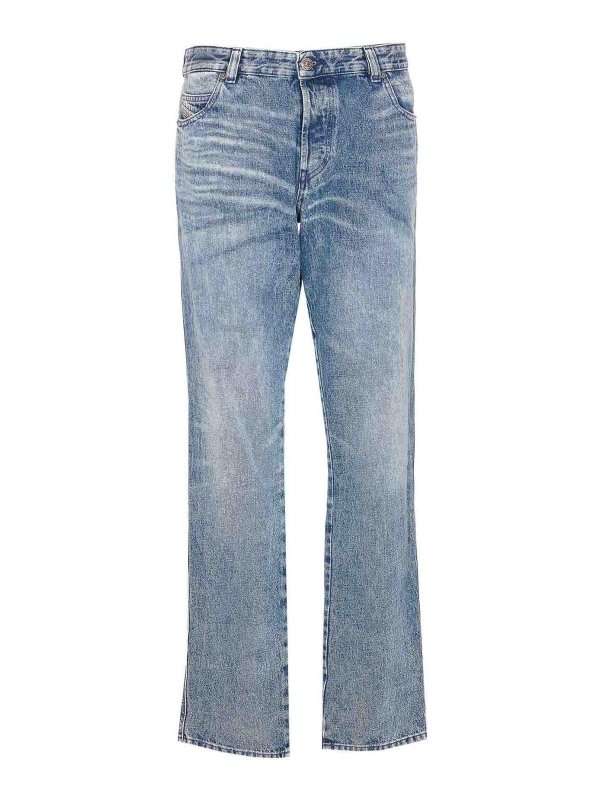 DIESEL: Bootcut - Bootcut Jeans - Blau