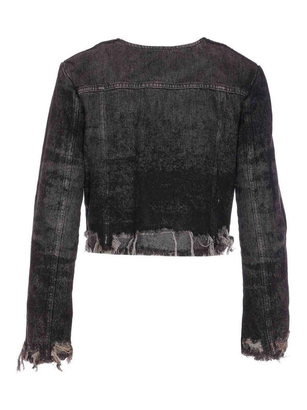 DIESEL: Vestes en denim online - Veste En Jean - Noir