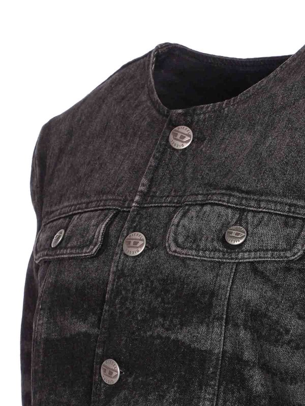 The Best Shops DIESEL: Vestes en denim - Veste En Jean - Noir