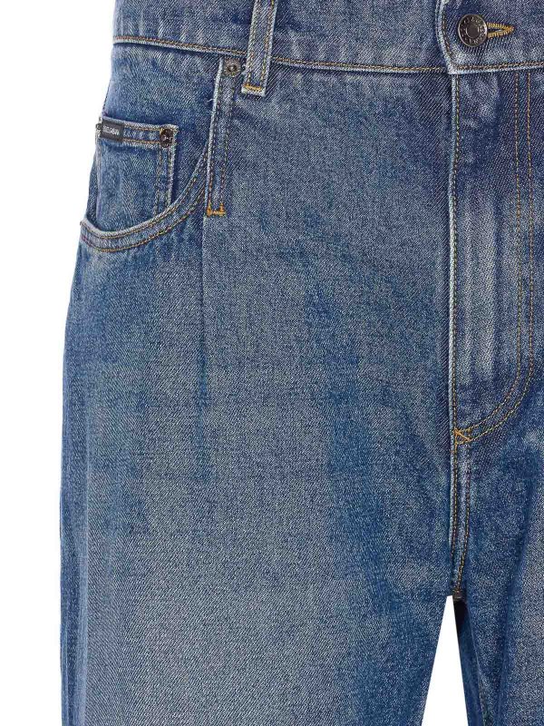 ブーツカットジーンズ - ブルー shop online: DOLCE & GABBANA