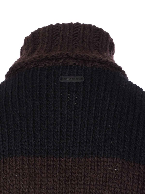 The Best Shops DOLCE & GABBANA: Suéteres con cuello pico - Suéter Cuello Redondo - Negro