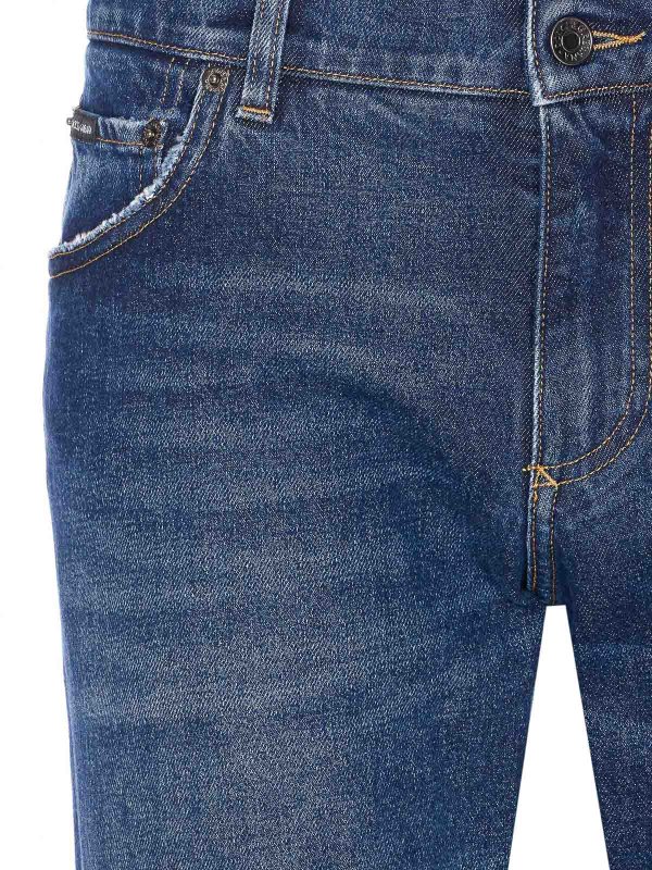 Jeans Boot-Cut - Azul shop online: DOLCE & GABBANA