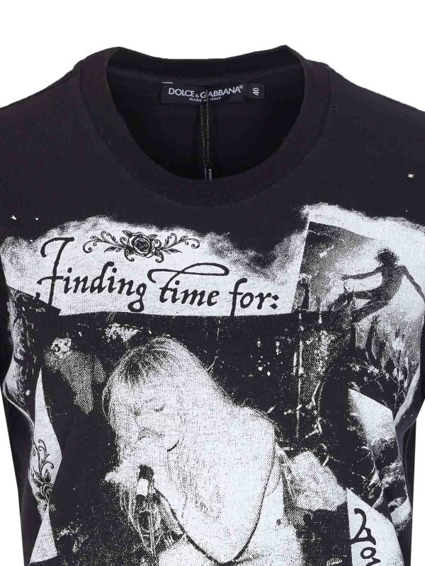 T-Shirt - Noir shop online: DOLCE & GABBANA