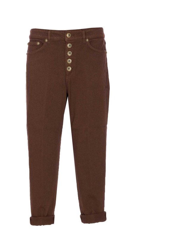 DONDUP: casual trousers - Koons Loose Trousers