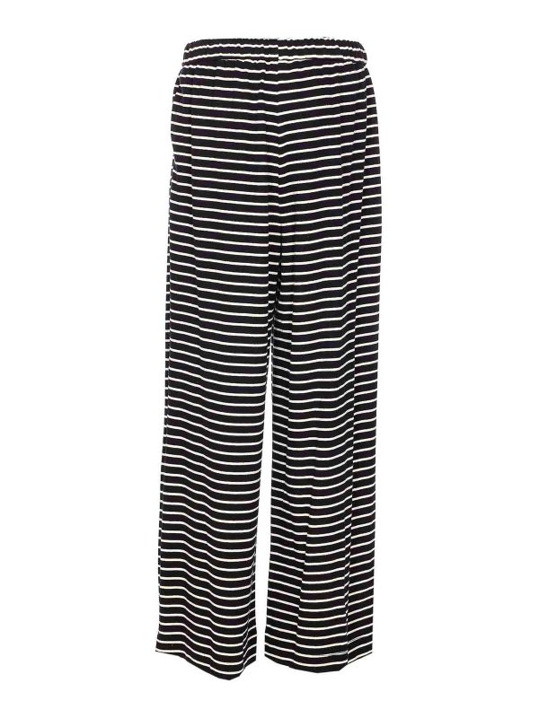 ELEH: pantaloni casual online - Pantaloni a strisce blu e bianca