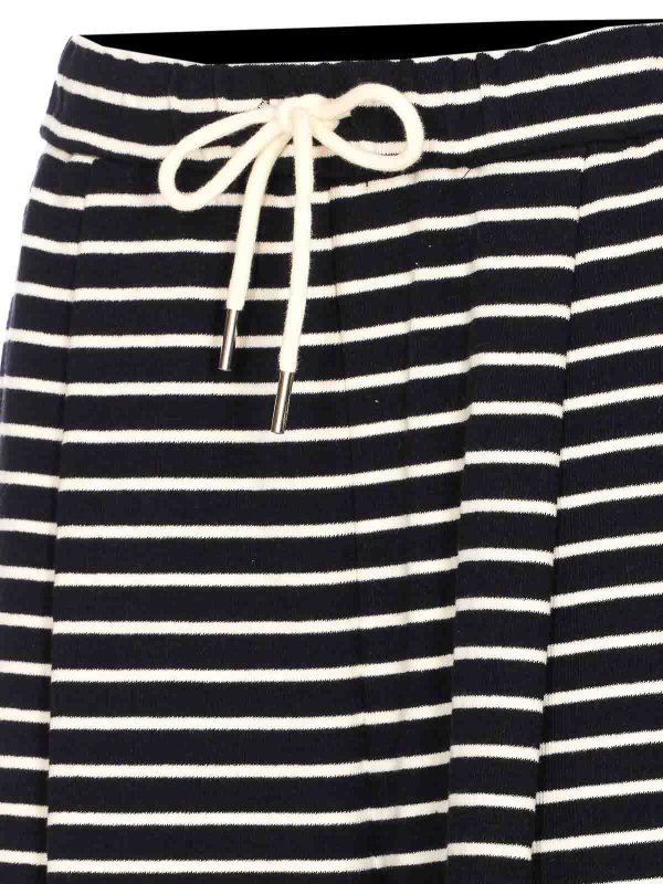 The Best Shops ELEH: pantaloni casual - Pantaloni a strisce blu e bianca