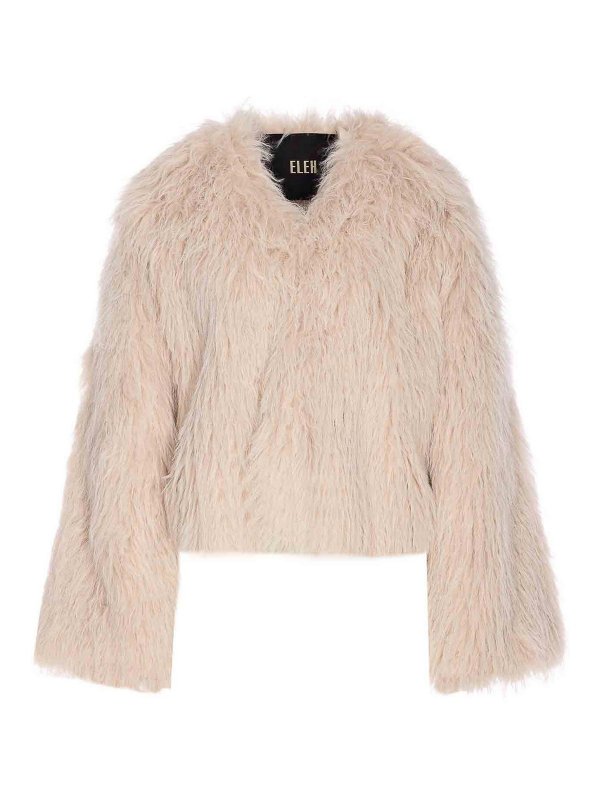 ELEH: Fur & Shearling Coats - Faux Fur Jacket
