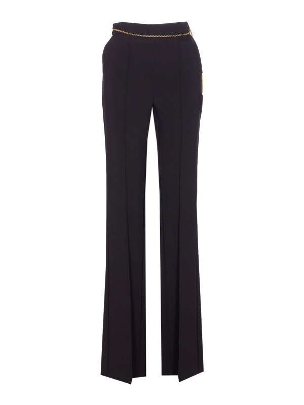 ELISABETTA FRANCHI: Casual Hosen - Casual Hose - Schwarz